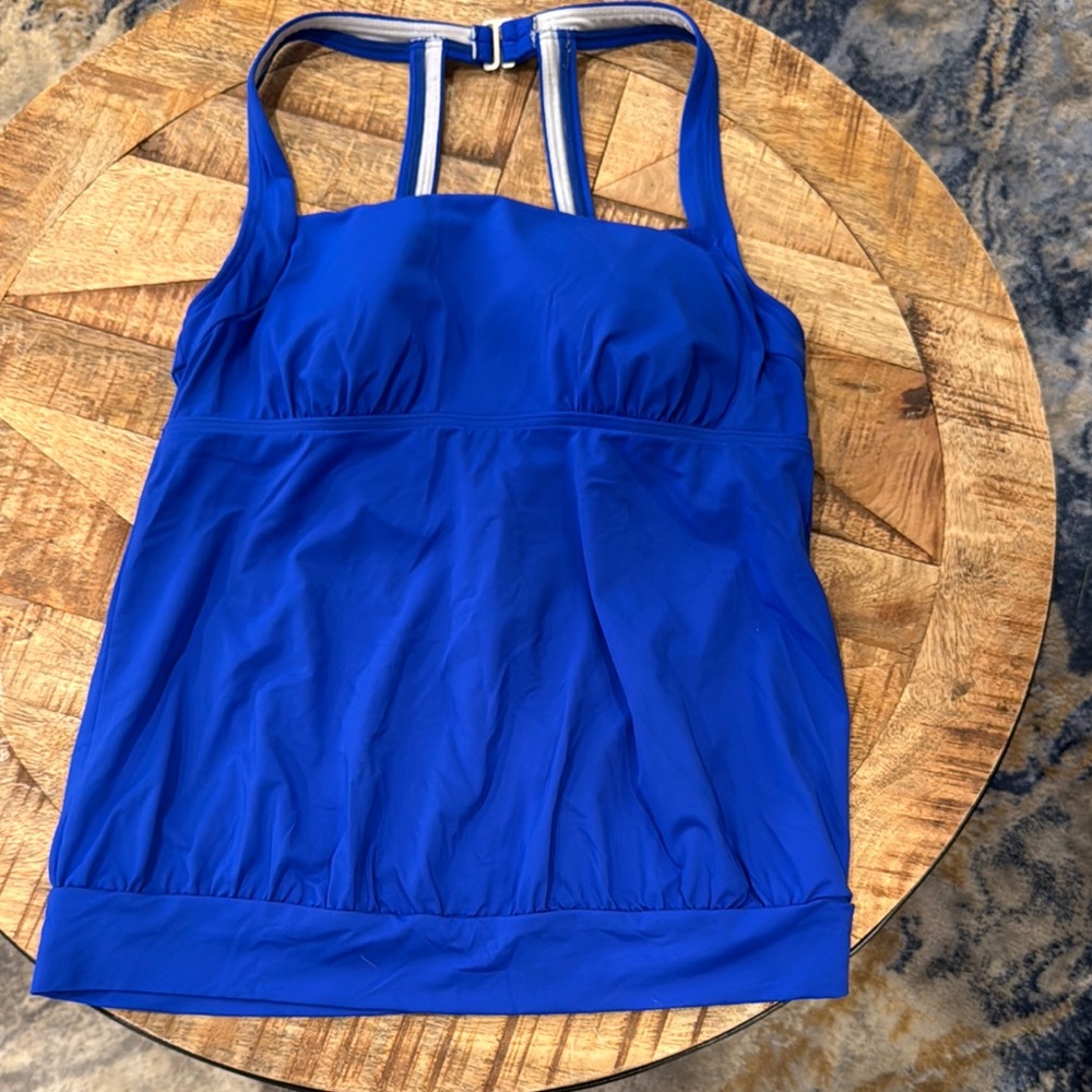 Lands' End Royal Blue Seim Tank Top